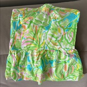 Lilly Pulitzer strapless top